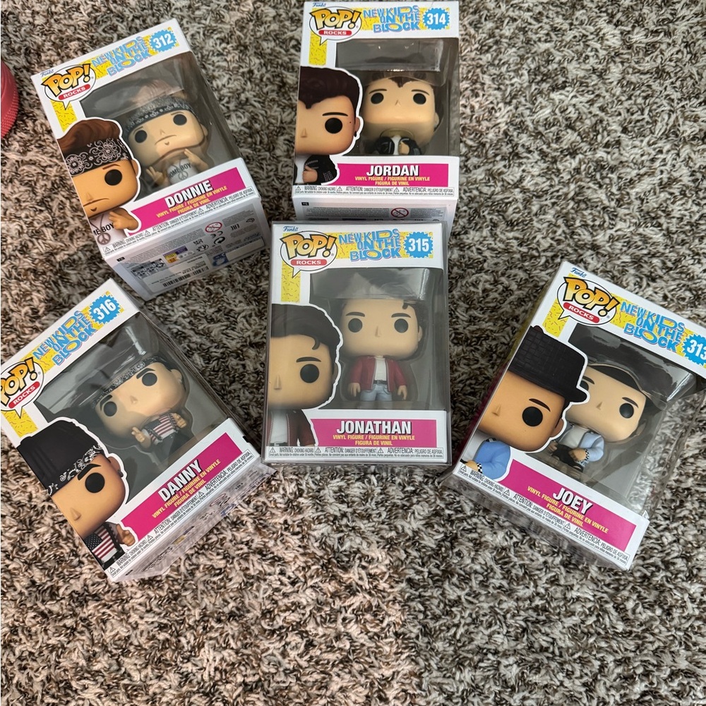 Funko Pop! New Kids on the Block Figures - Multicolor Set